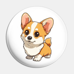 cute corgi Pin