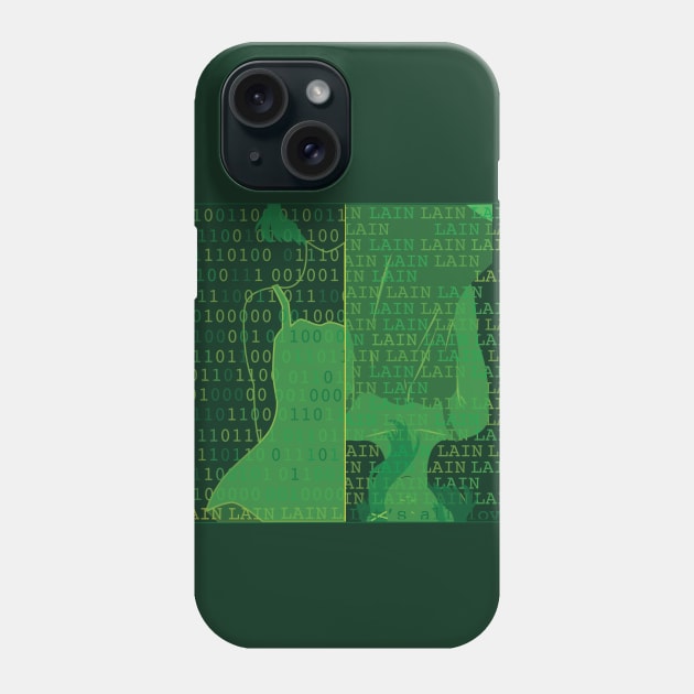 Lain - Code Phone Case by chiselovesong