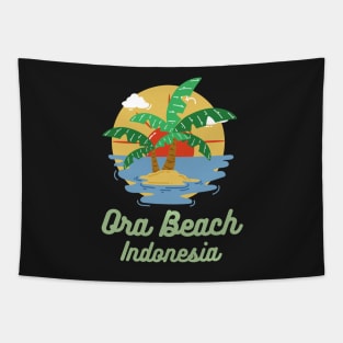 Ora Beach Indonesia Tapestry