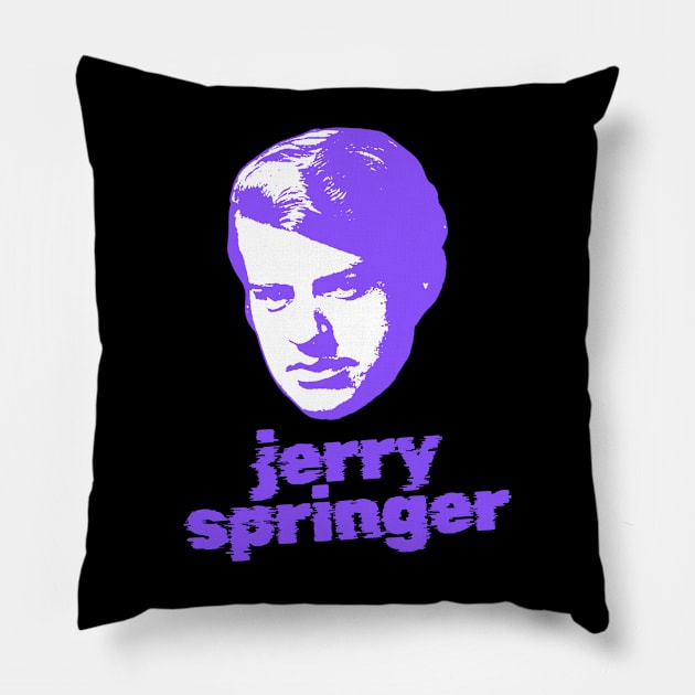 Jerry springer ||| 70s sliced Pillow by MertuaIdaman