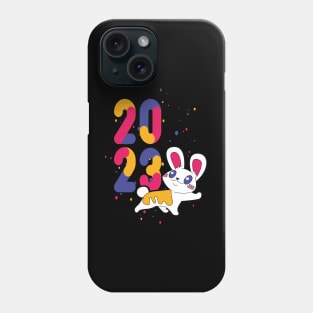 Funny New Years with a cute Rabbit Phone Case