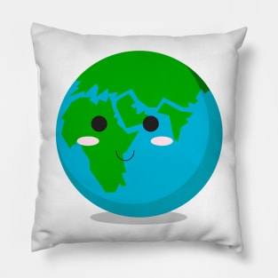 Earth Day Illustration Pillow