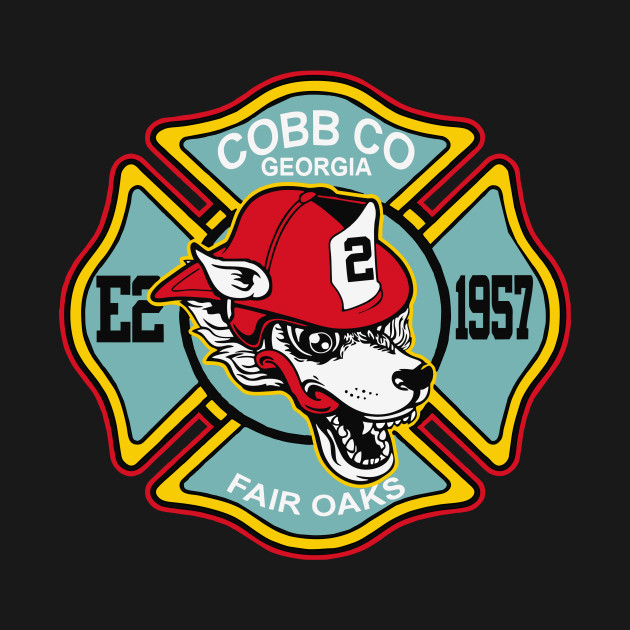 Disover Cobb County Fire Station 2 - Fire Department - T-Shirt