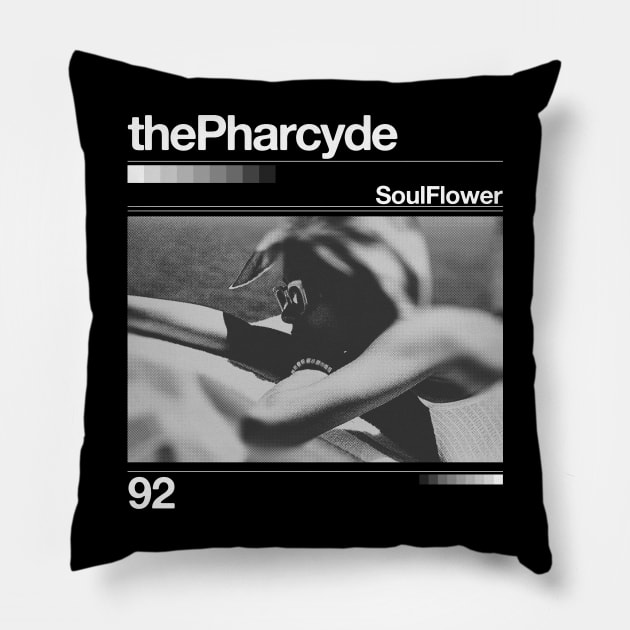 The Pharcyde //Soul Flower - Artwork 90's Design Pillow by solutesoltey