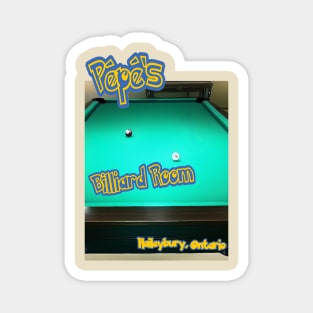 Pépé's Billard Room Magnet