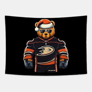 Anaheim Ducks Christmas Tapestry