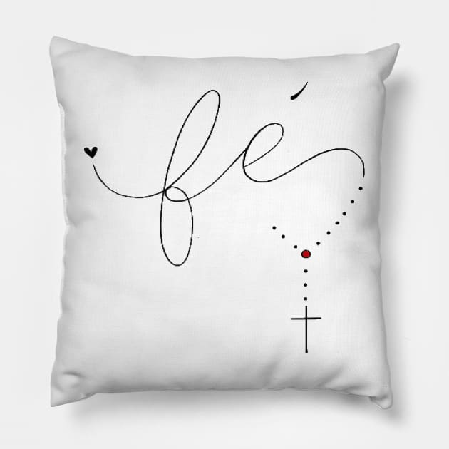 Holy Rosary Month Pillow by FlorenceFashionstyle