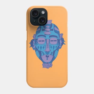 Mountain Blue African Mask 5 Phone Case