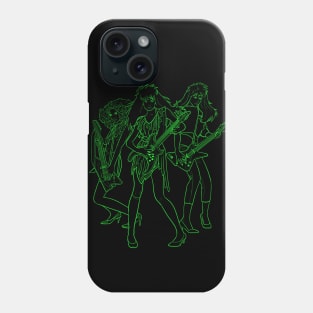 Jem's Misfit Band - Green Phone Case