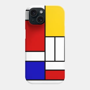 Mondrian Block Phone Case