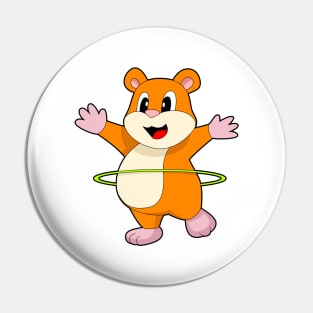 Hamster Fitness Gymnastics Pin