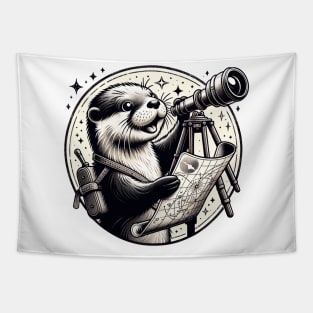 Otter Astral Explorer Tapestry