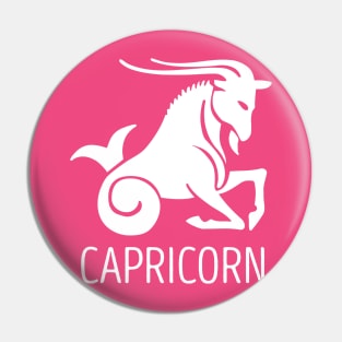 Astrological Zodiac Tee Shirts - Capricorn the Sea Goat Pin