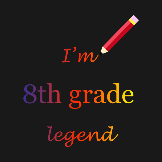 8th grade design for legends by halazidan