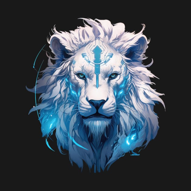 White Lion by ZombieTeesEtc