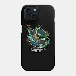 VEGA: FLYING BARCELONA ATTACK - GREEN/BLACK Phone Case