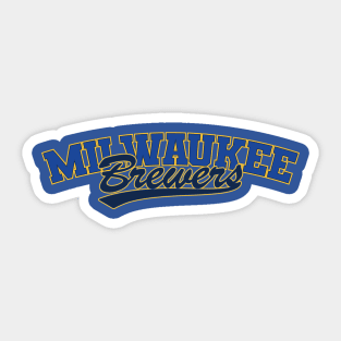 8x8 Decal - Baseball - Milwaukee Brewers – Overtime Sports