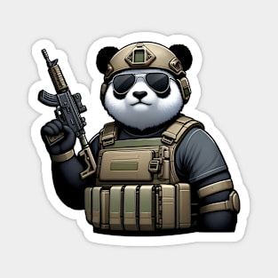 Tactical Panda Magnet