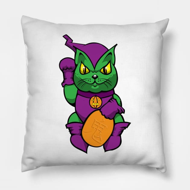 Lucky goblin Pillow by yayzus