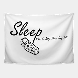 Funny Gift for Mom or Dad New Baby Tapestry