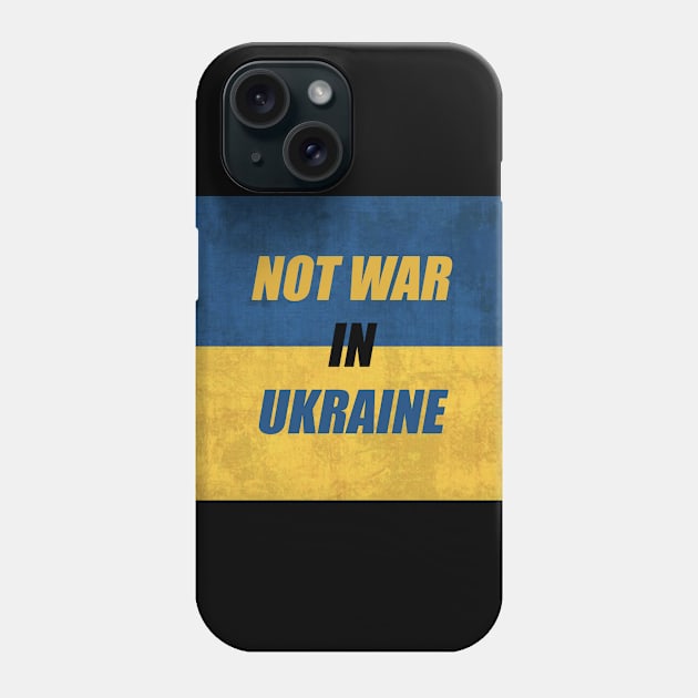 Not war in Ukraine Phone Case by Yurii