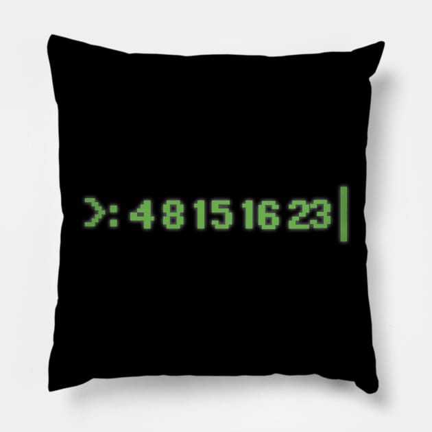 Lost numbers Pillow by RedSheep