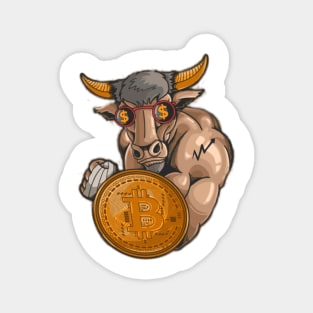 bitcoin bull Magnet