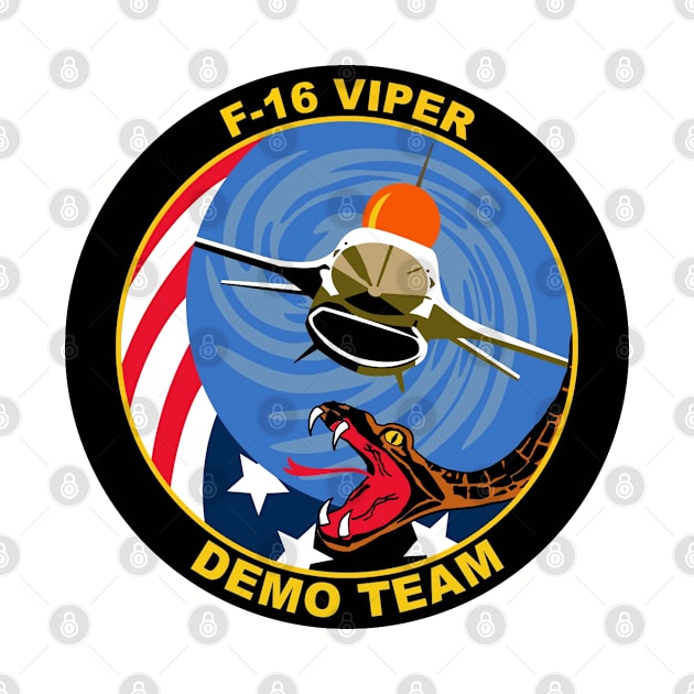 USAF F-16 Viper Demonstration Team Patch by Spacestuffplus