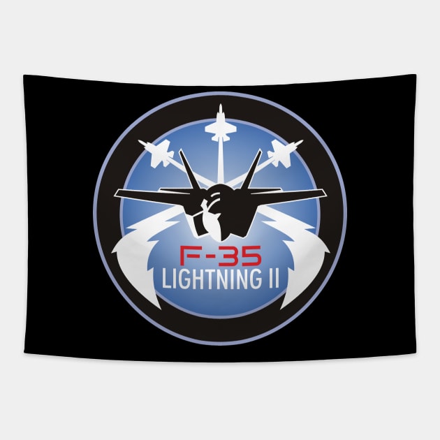 F35 Lightning II Tapestry by MBK