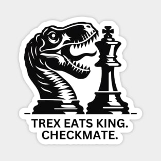 Trex Eats Your King Magnet