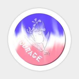 Courage Token - Trans Pride Magnet