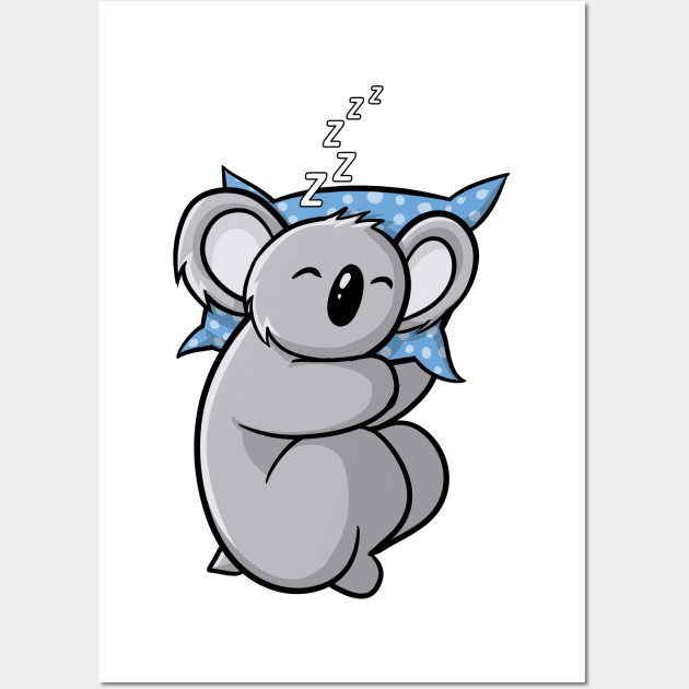 Sleeping Koala Bear Art Print