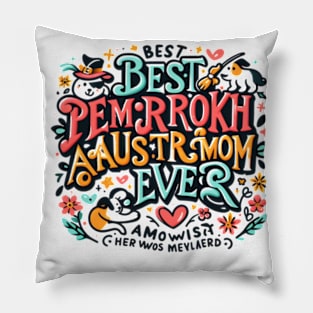 Best Grandma Ever Gift Aussie Dog Mom Australian Shepherd funny Pillow