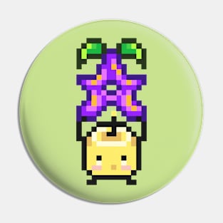 Yellow Junimo with Stardrop Pin