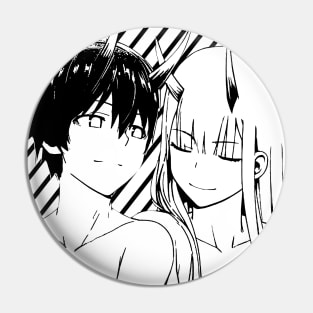 Zero Two and Hiro Love Pin