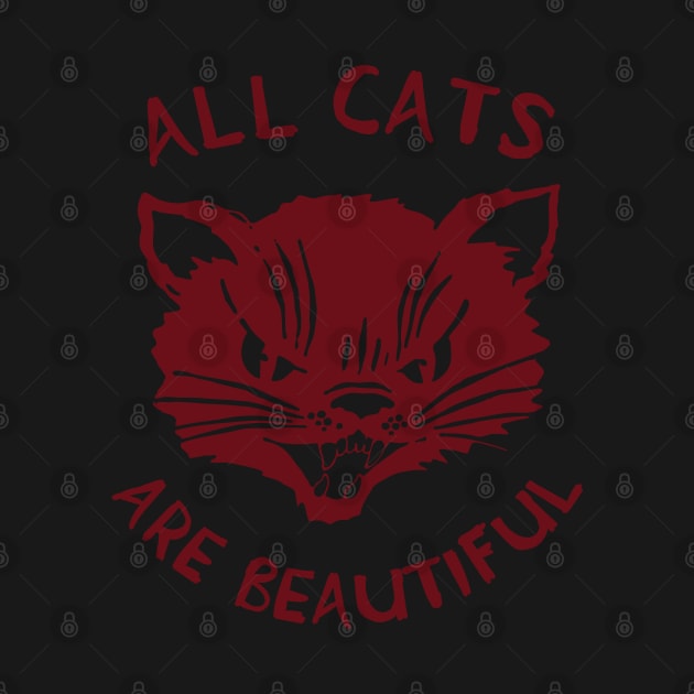 All Cats Are Beautiful - ACAB, Leftist, Socialist, Anarchist by SpaceDogLaika