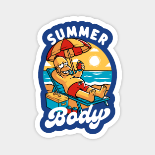 Summer Body Animation Character Magnet