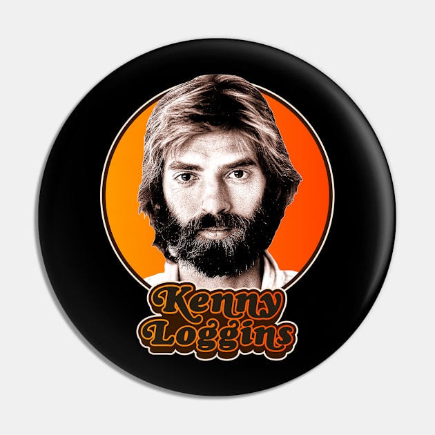 Retro Kenny Loggins Tribute Pin by darklordpug