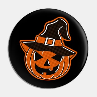 Vintage Halloween Pumpkin Pin