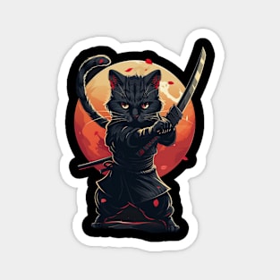 Cat Ninja Tales Whiskered Shadows Magnet