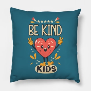 Vintage Be Kind Kids Pillow