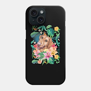 Tropical Labrador Retriever 5 Phone Case