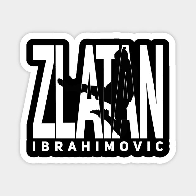 Zlatan Ibrahimović silhouette Magnet by Ades_194