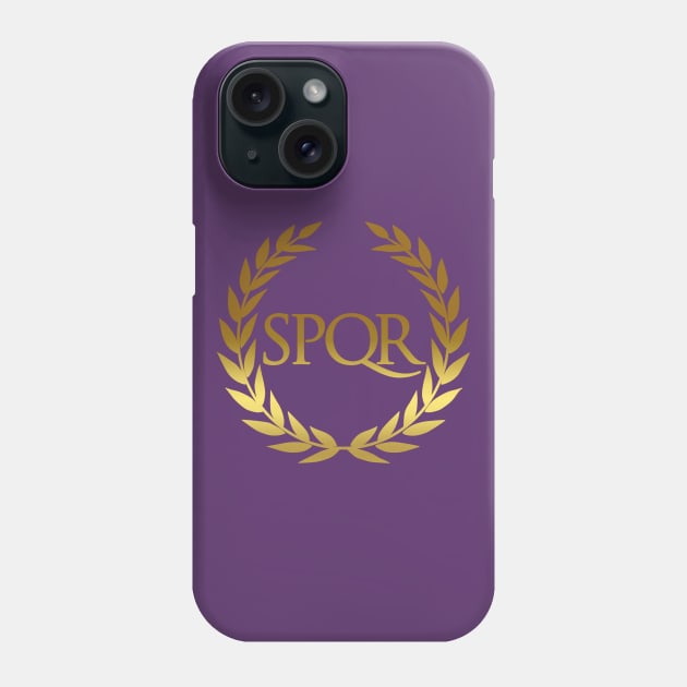 Roman SPQR Shirt Phone Case by AgemaApparel