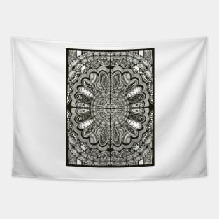 Black and White Bandanna Tapestry