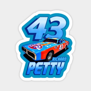 Richard Petty 43 STP Legend 70S Retro Magnet