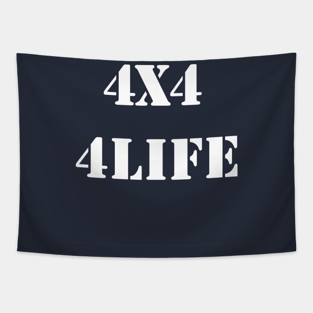 4X4 is a way of life Tapestry by Farm Road Mercantile 
