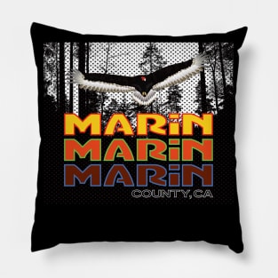 Marin County California Forest Vulture Pillow