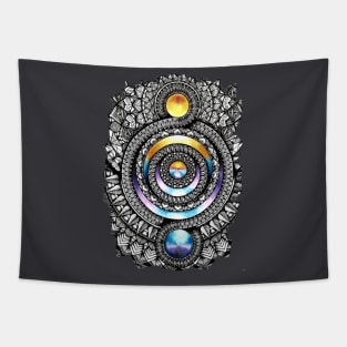 Complicated mandala Tapestry