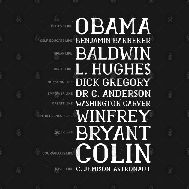 Black History Month BLM Obama Gift by qwertydesigns